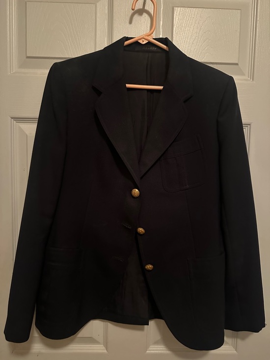 Stanley Blacker Jackets & Blazers - Vintage Stanley Blacker Navy Blazer with Gold Buttons